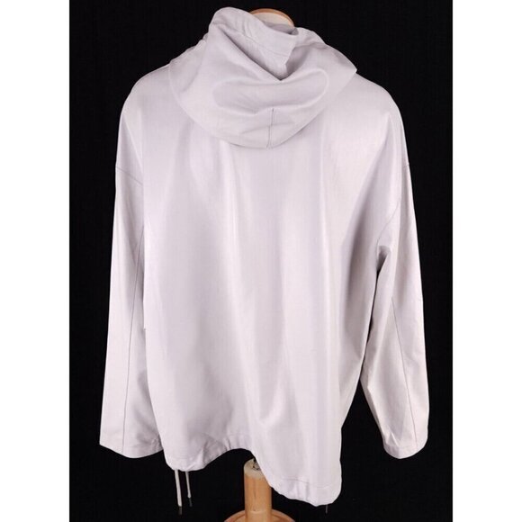 Givenchy Lambskin Leather Hoodie in Gray Size 50 US 40 M New $3985 - Picture 10 of 15